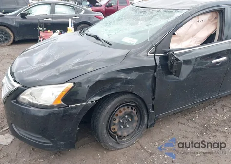 2015 Nissan Sentra S из США, поврежденный, VIN 3N1AB7AP1FY309299